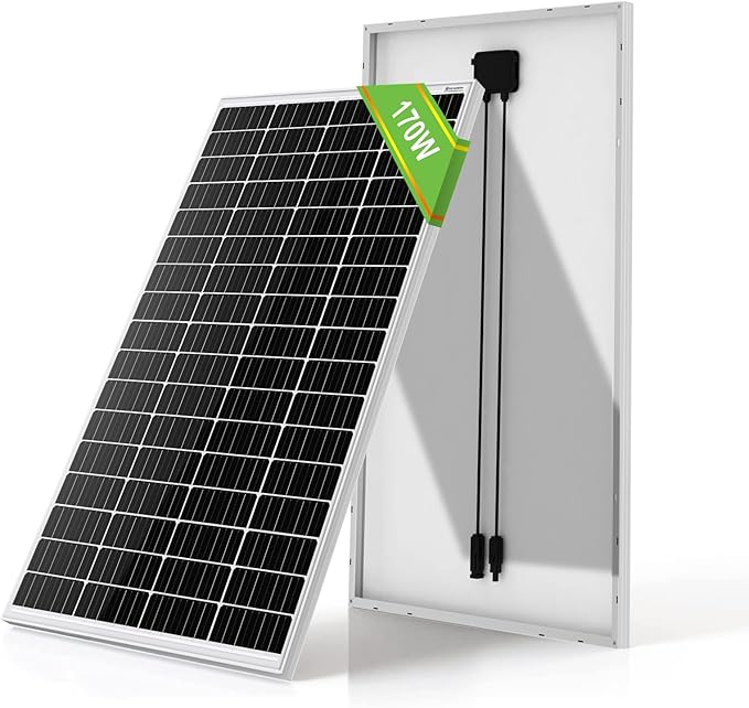 Panel Solar Monocristalino 170W ECO-WORTHY