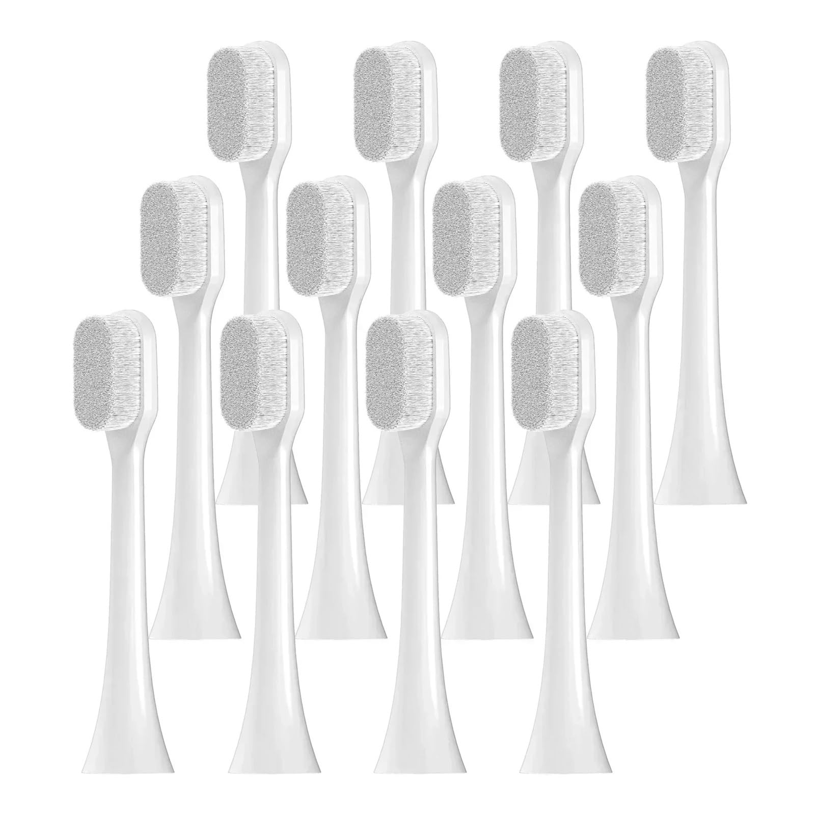 Ersatzköpfe for elektrische Zahnbürsten mit ultraweichen Nano-Borsten(12 Pcs)
