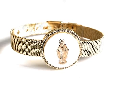 Miniatura 9 de Miraculous Virgin Charm Cuff Bracelet Virgen la Milagrosa