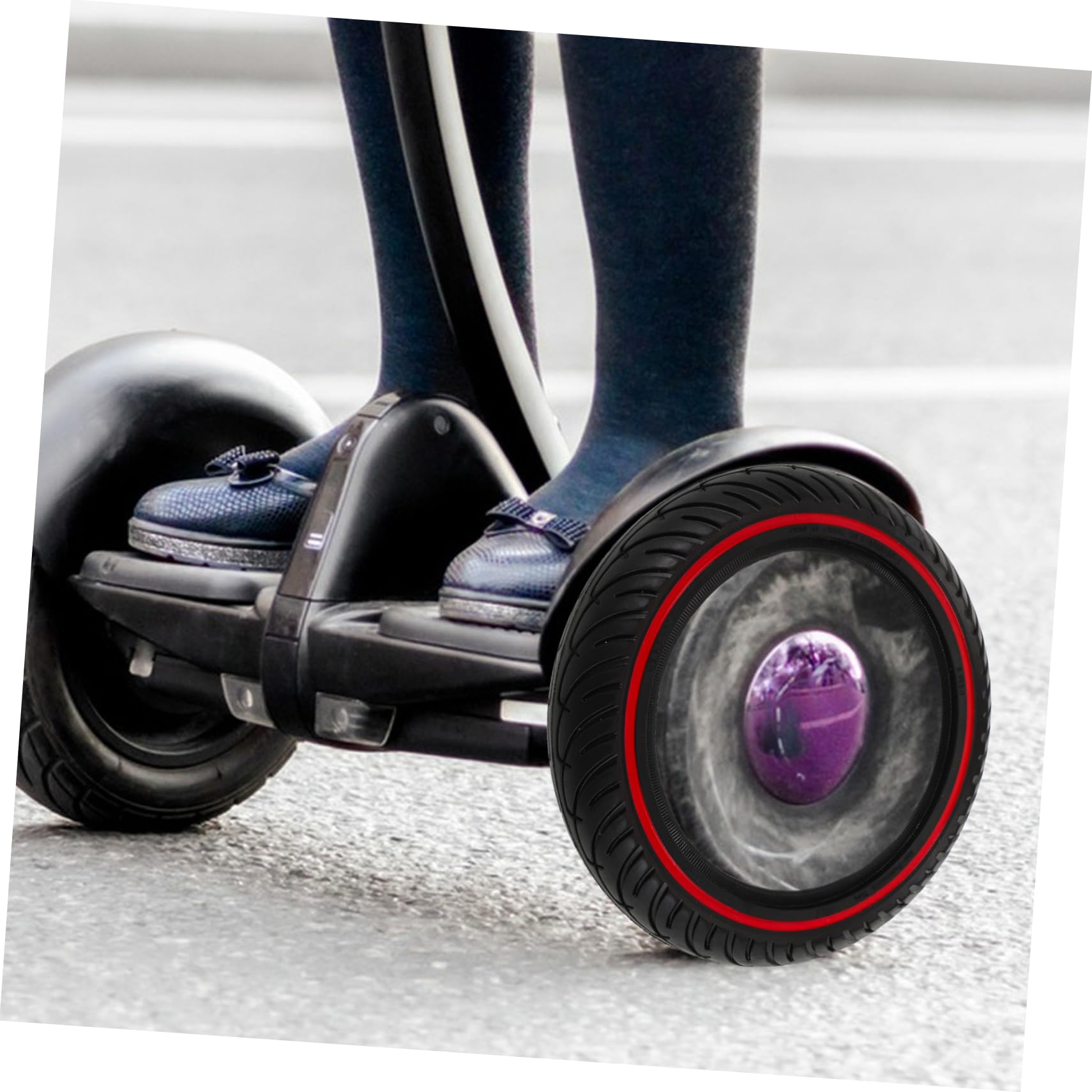 Roue de Scooter de Remplacement Pneu à Nid d'abeille 8,5 Pouces Noir