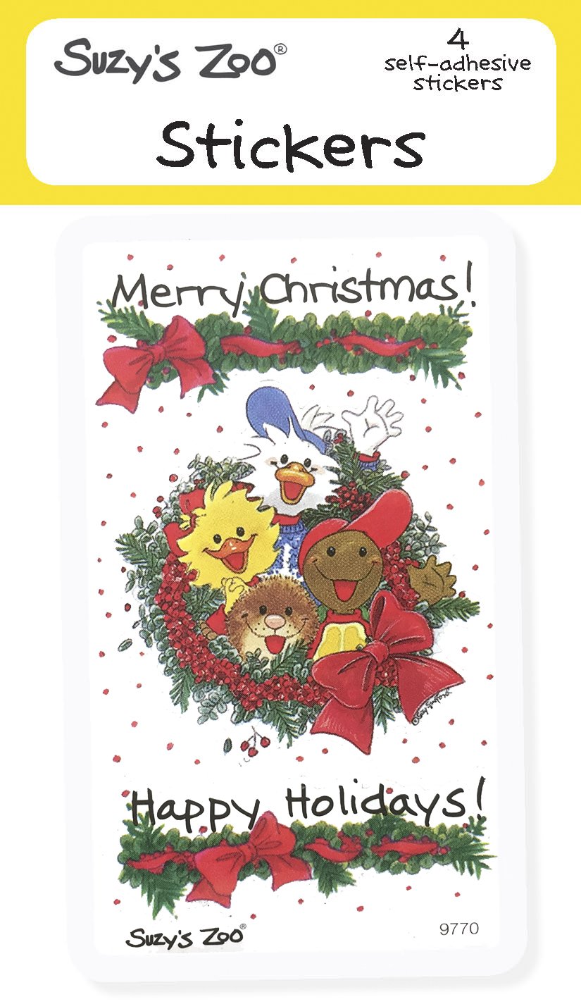 Amazon.com: Suzy's Zoo Stickers 4-Pack, 