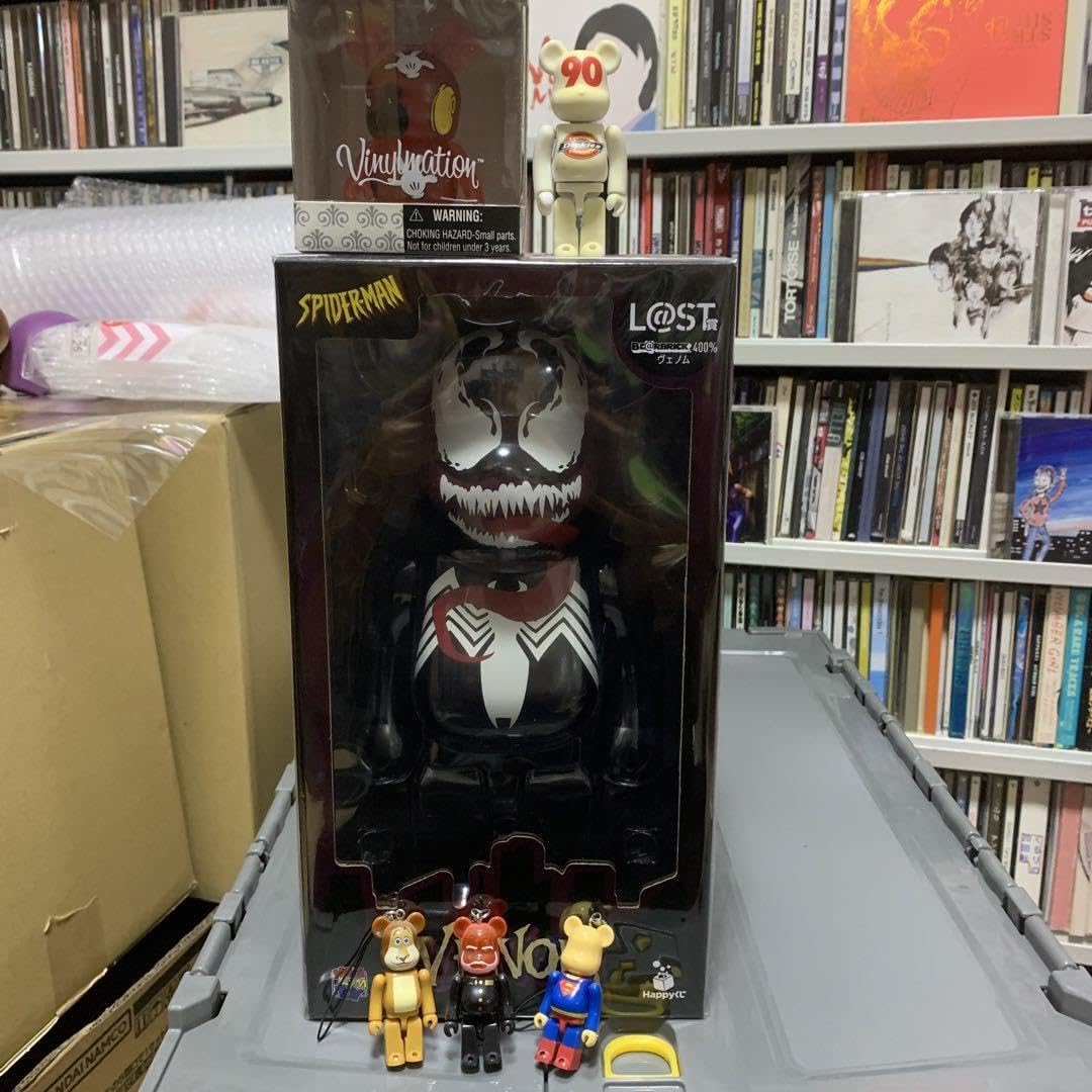 Amazon.co.jp: ベアブリック ヴェノム L@ST賞400% その他 : おもちゃ