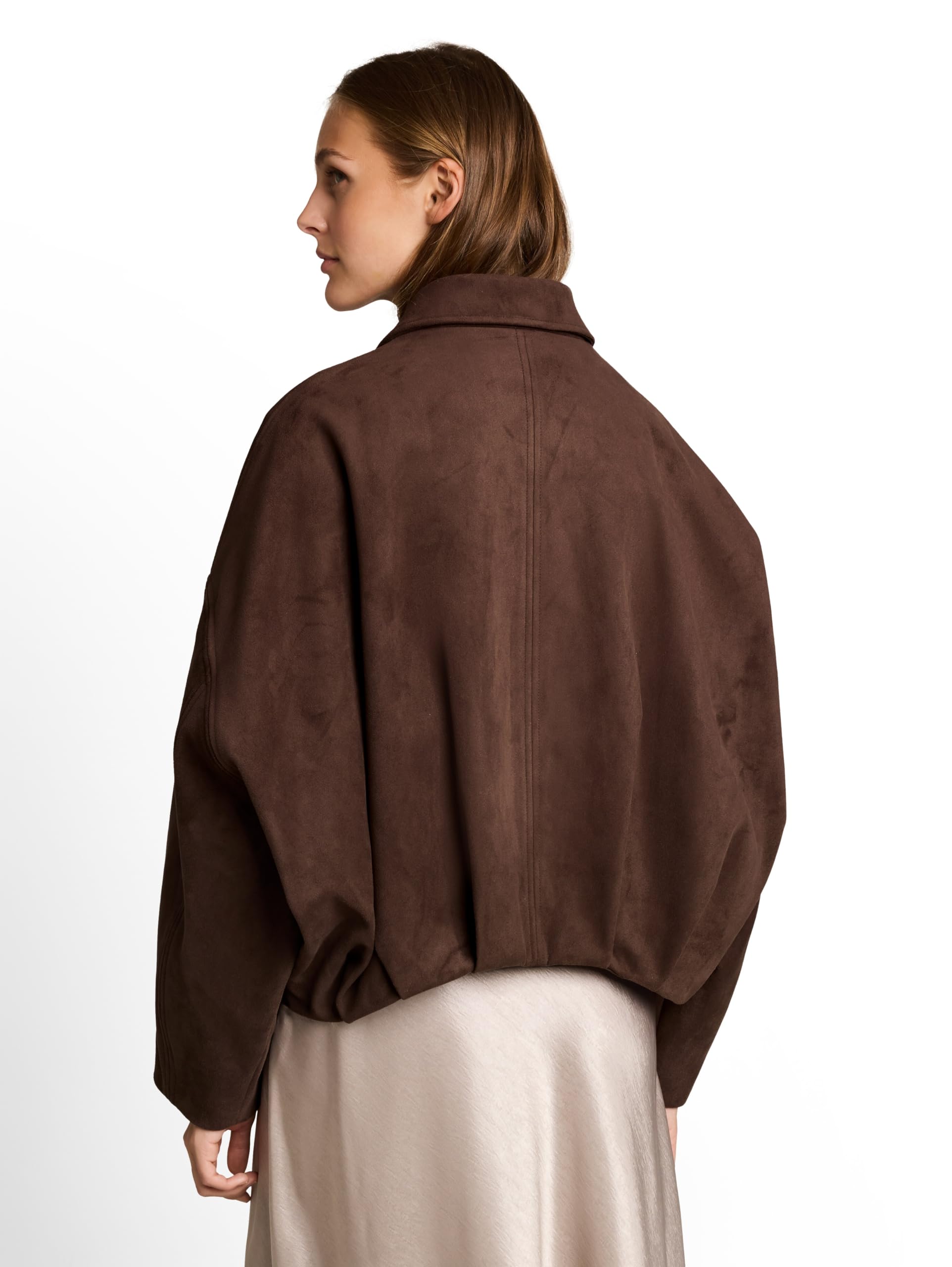 Tom Tailor Damen 1053092 Lederjacke aus Kunstwildleder (1er Pack)