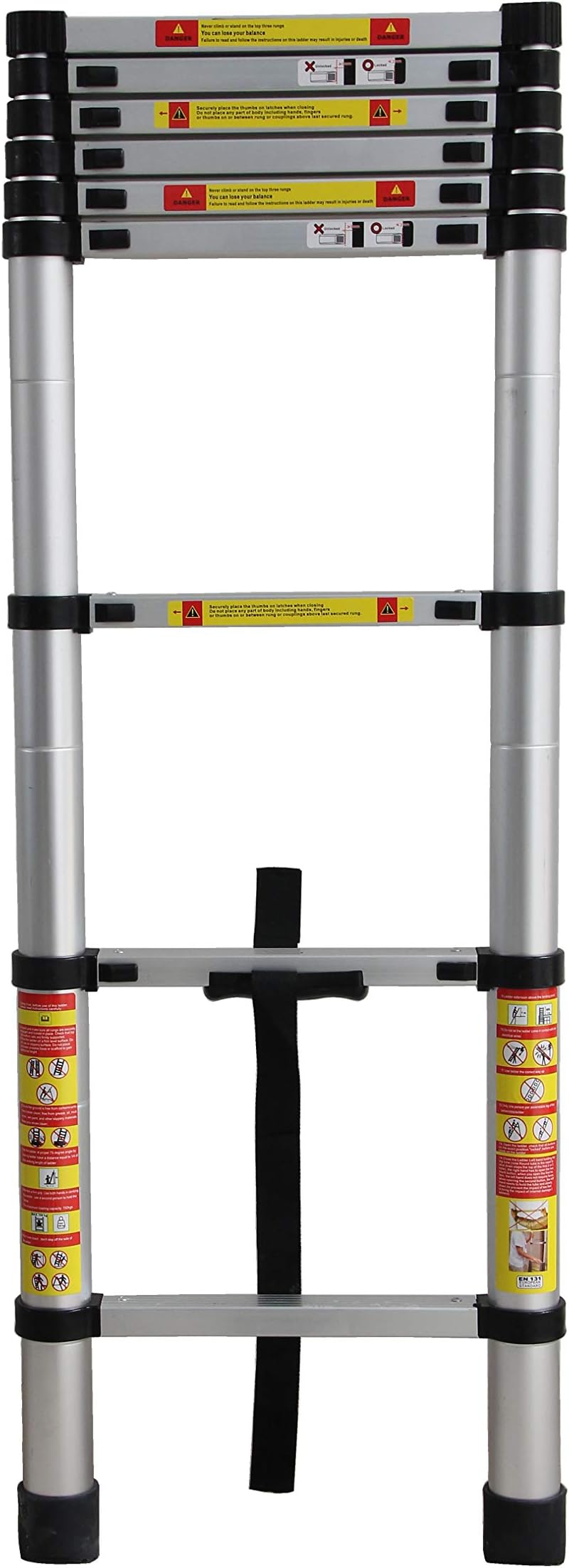 5M TELESCOPIC ALUMINIUM EXTENSION LADDER