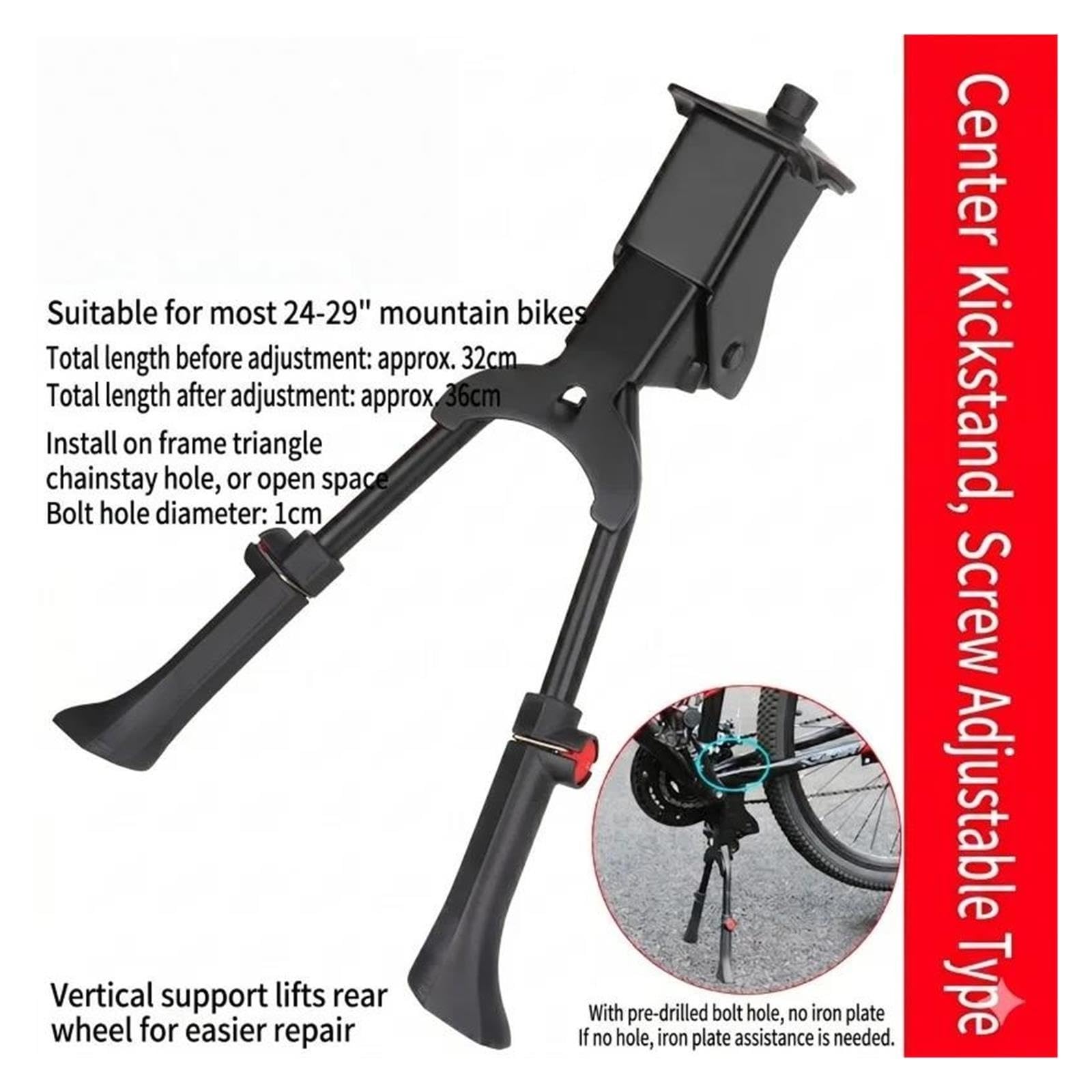 1 Soporte Ajustable for Bicicleta en Forma de U.
