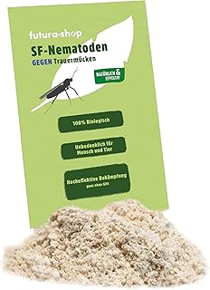 SF Nematoden gegen Trauermücken 100% biologische und giftfreie Bekämpfung 2,5 Mio. ca. 30 Pflanzen für 5 m² Steinernema fe...