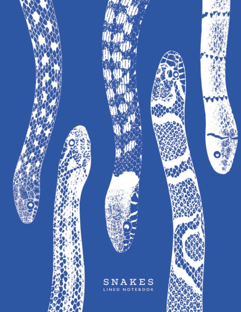 Snake Themed Lined Notebook - 8.5 x 11" - Perfect for Taking Notes & Makes a Great Gift for Snake Lovers. Unique Design: Lined Notebook
