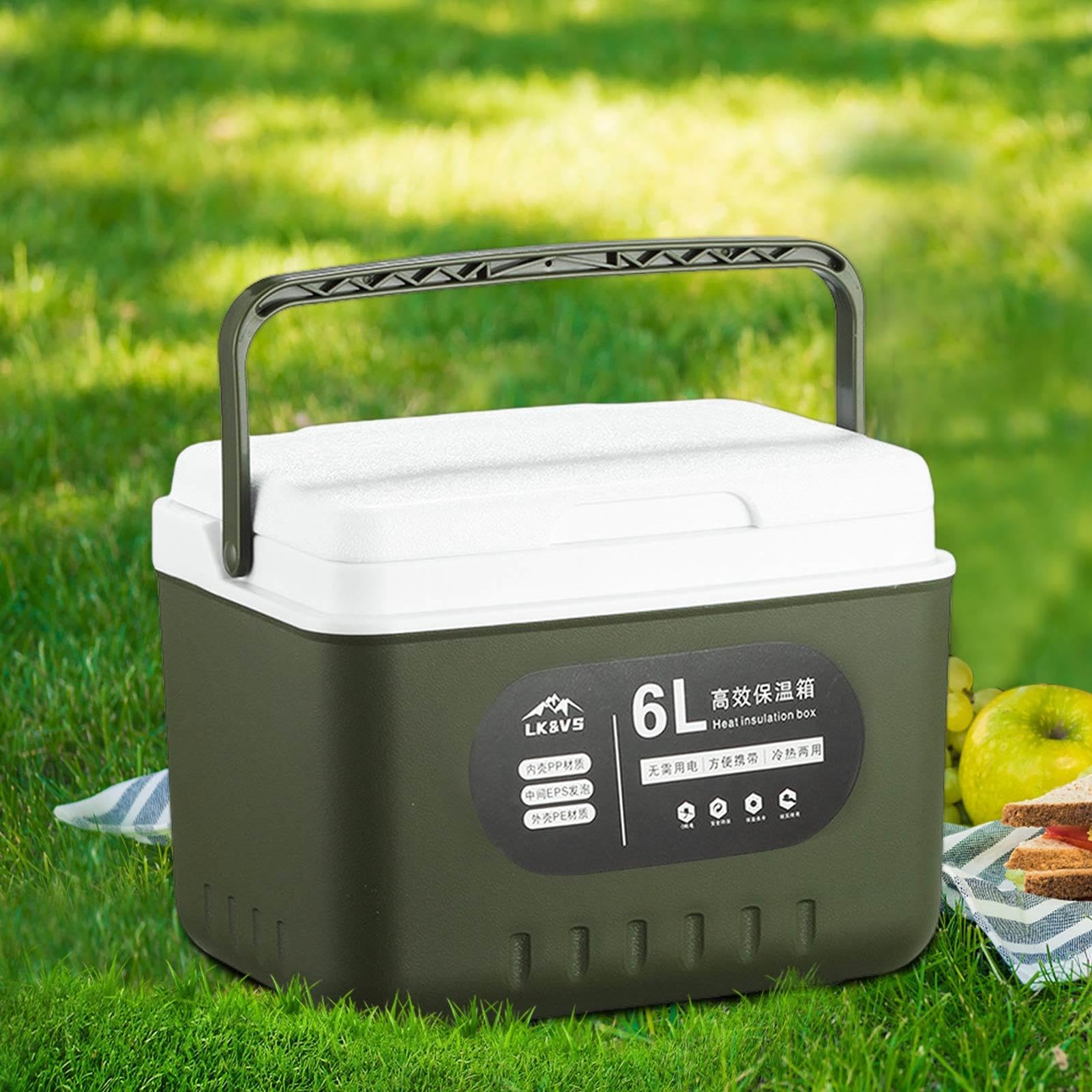 5.4 QT Compact Ice Cooler - Caja de hielo personal de alto rendimiento | Aislamiento resistente al agua duradero, que es maravilloso para actividades al aire libre