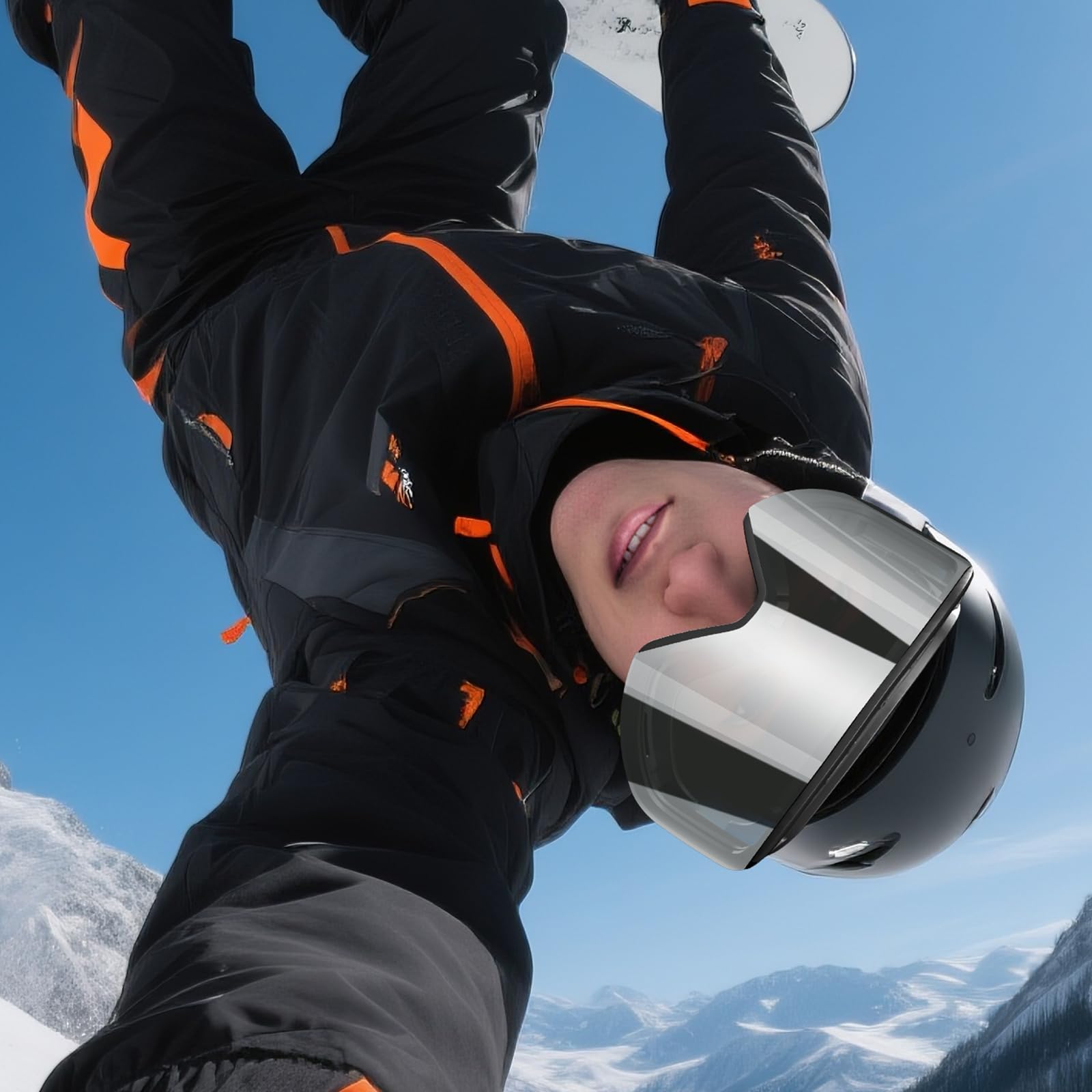 Skibrille für Herren & Damen und passende Wechselgläser, OTG Snowboardbrille mit optionalem Magnet-Wechselsystem, UV400 Schutz & Anti-Fog