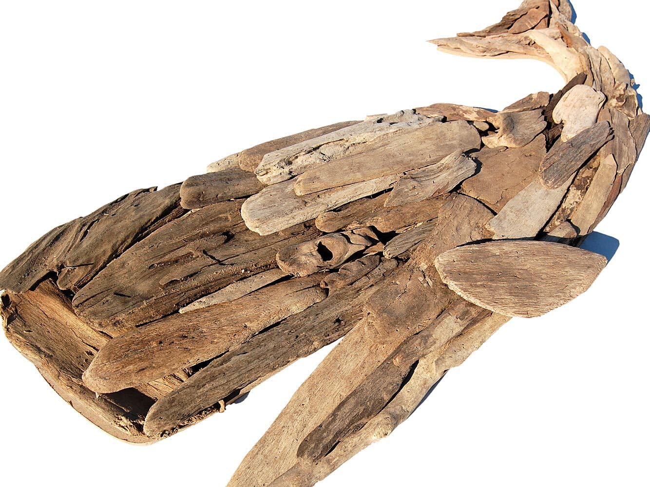 Wandbild Aus Treibholz Rund, 80 Cm Durchmesser – Natur-Deko Aus Schwemmholz, Inkl. Aufhängung