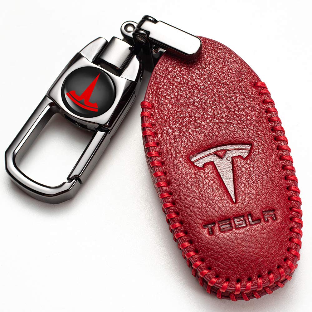 Buy car Key fob case for Tesla Model S & Model 3 Aircraft Aluminum
