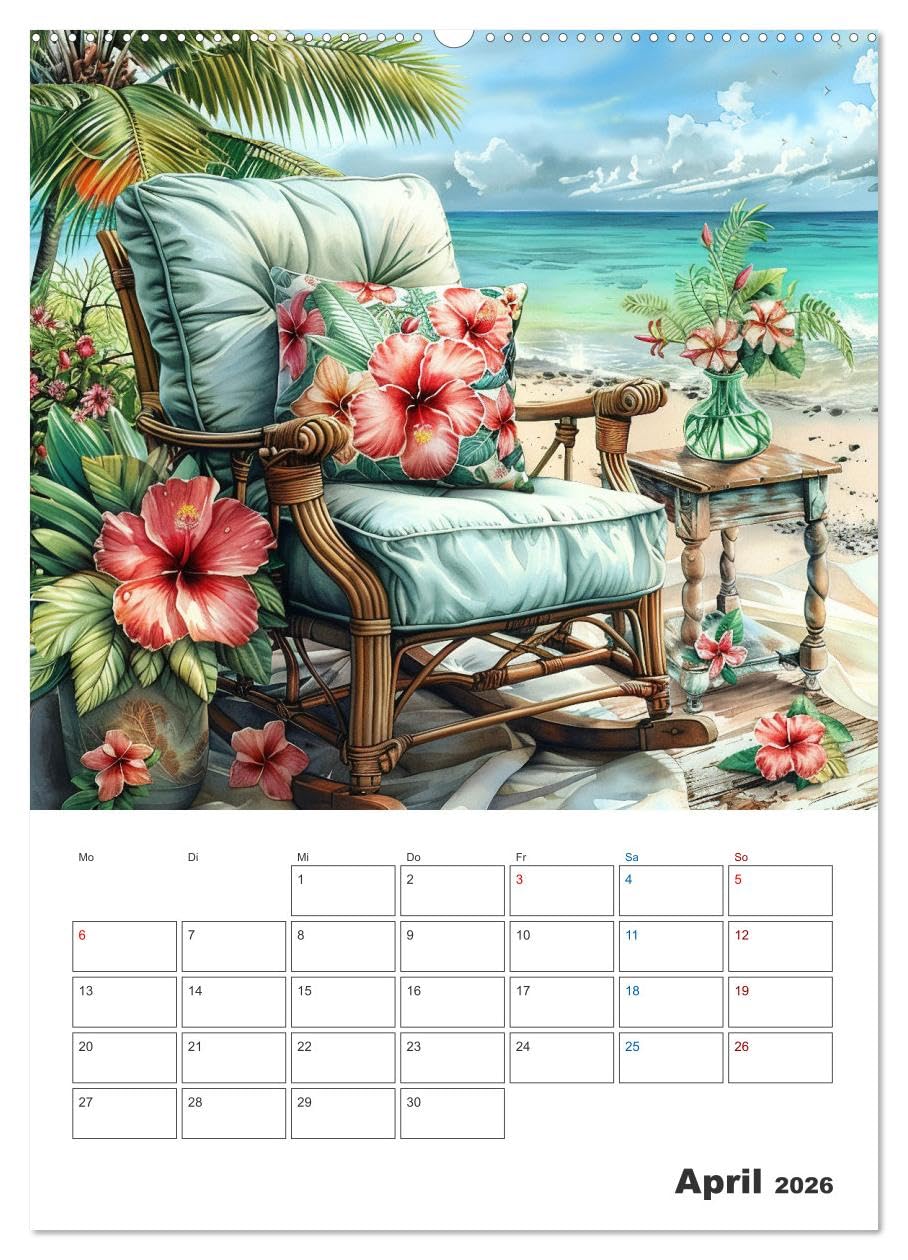 Sand zwischen den Zehen (hochwertiger Premium Wandkalender 2026 DIN A2 hoch), Kunstdruck in Hochglanz: Sand zwischen den Zehen: Poetische Gedanken ... Magie des Meeres einfangen. (CALVENDO Natur)