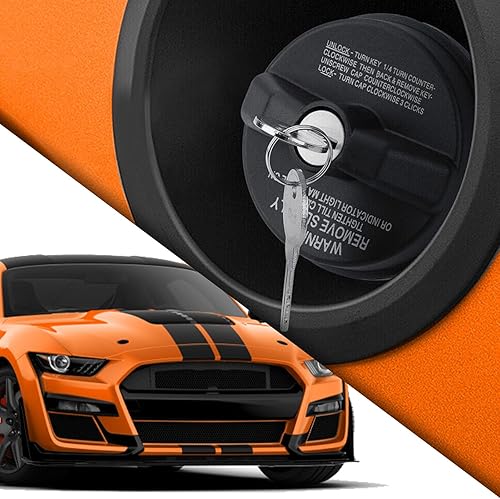 Miniatura 6 de Tapa de gas con bloqueo, cerradura de tapa de gas con llave piezas de repuesto para Toyota Tacoma Cadillac Chevy Silverado 4Runner Honda CRV Tundra