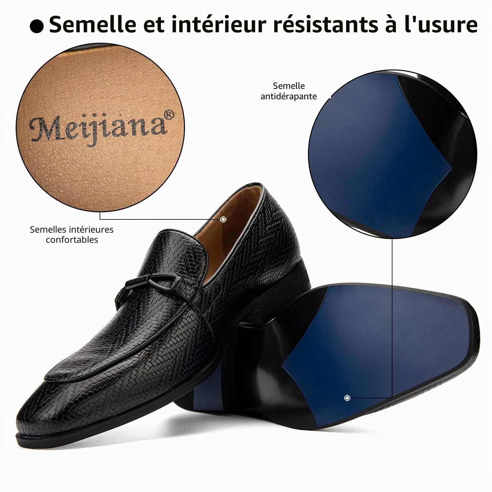 MEIJIANA Moccasin Homme Chaussure Homme Ville Chaussure Mariage Homme Chaussures Bateau