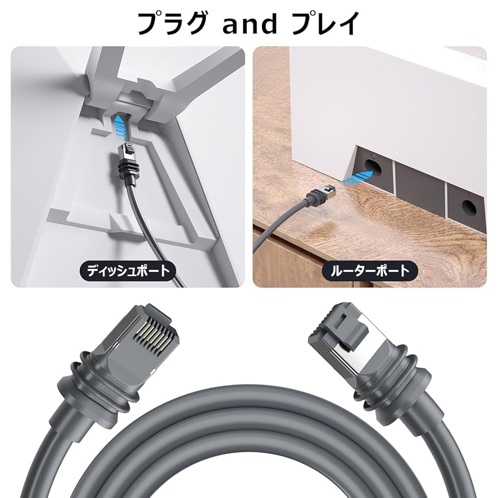 Amazon | Starlink V3・V4交換用ケーブル 第3世代と第四代