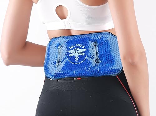 Miniatura 4 de Juego de 2 bolsas de hielo grandes para lesiones, paquete caliente para alivio del dolor, rodilla, ciática, espalda, migraña, artritis, dolor de