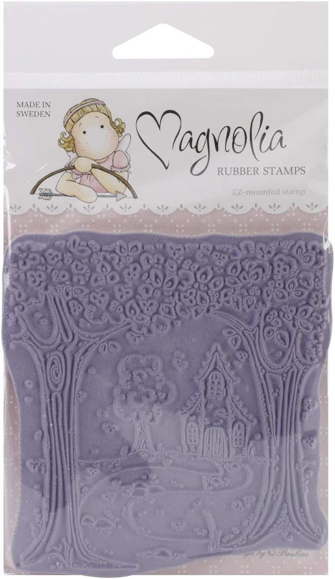 Magnolia Special Moments Cling Stamp, 3.75 by 6.5-Inch, Vintage Swedish Background