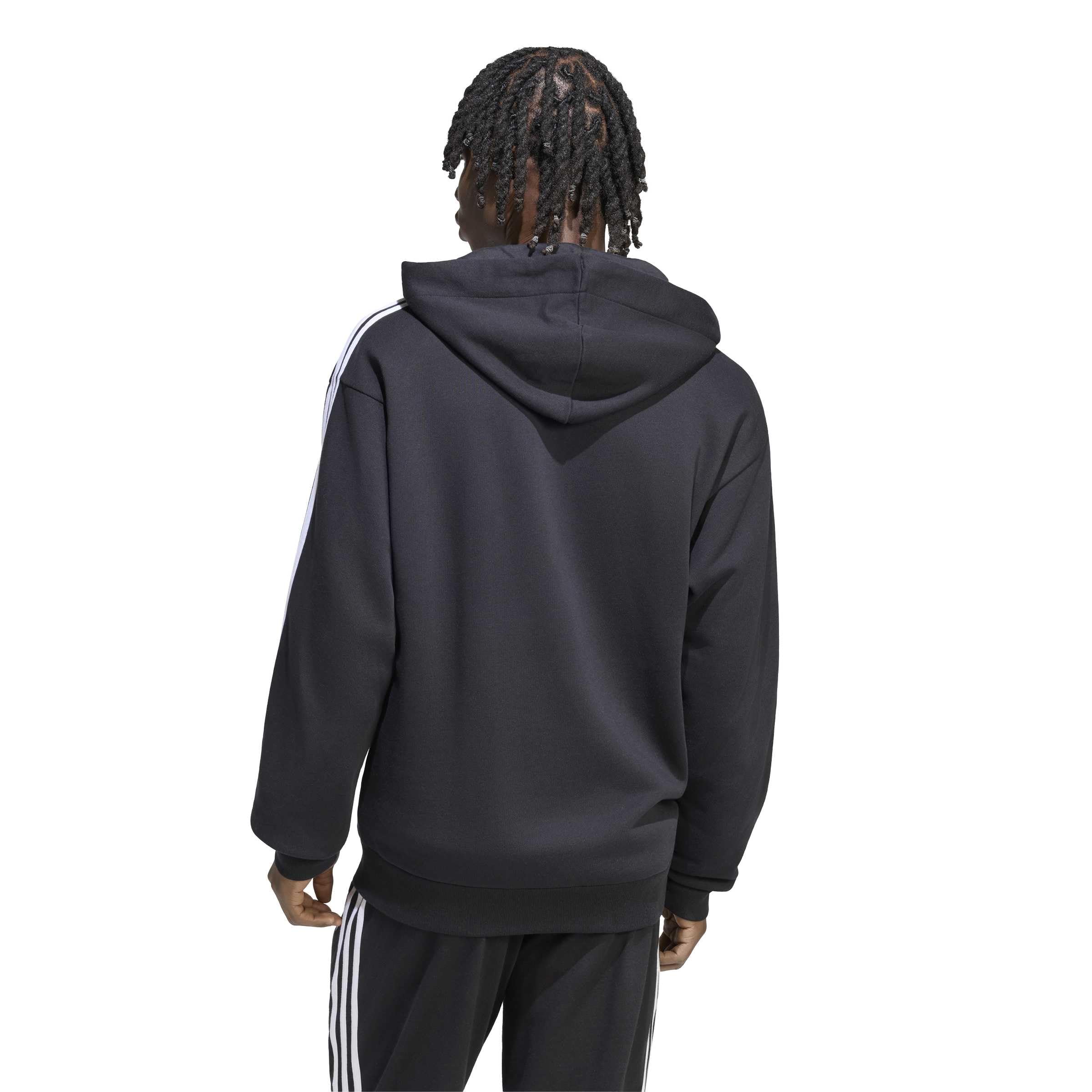 adidas Men's Essentials 3-Streifen French Terry Kapuzenjacke