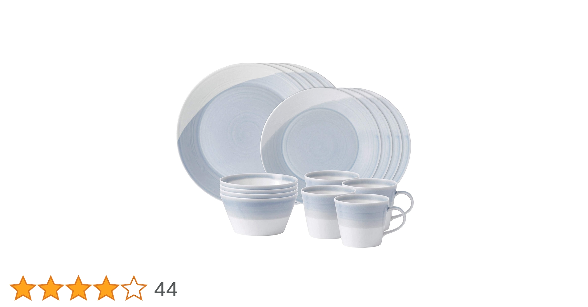 最上位シリーズ　ロイヤルドルトン　ヴィクトリア　ショープレート　コレクションより 1815 Blue 16 Piece Dinner Set | Royal Doulton