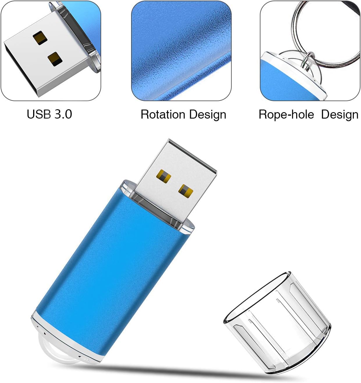 Micro Center SuperSpeed - Paquete De 10 Unidades De Memoria USB 3.0