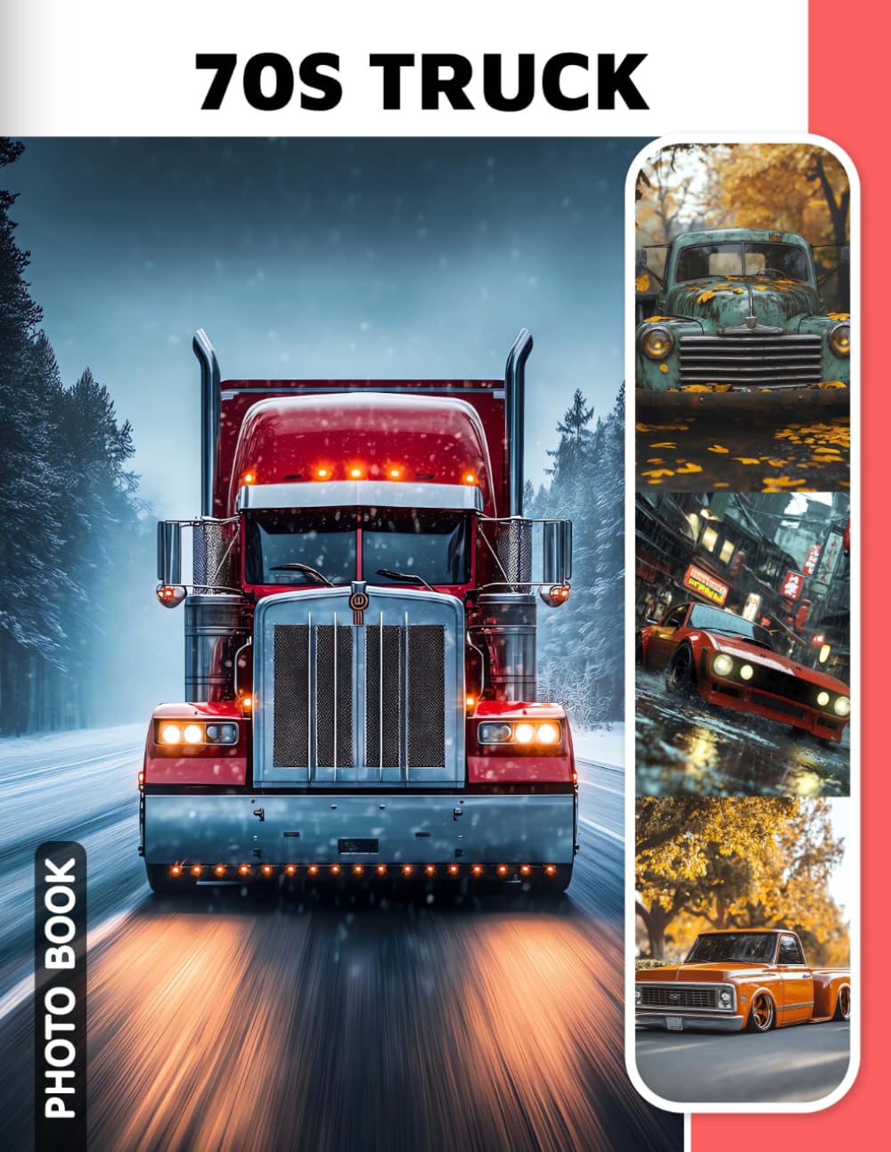 70s Truck Photo Book: Seventies Truck Images Compilation Showcasing Retro Transport Vehicles And Vintage Road Haulage Memories In Colorful Photography Collection