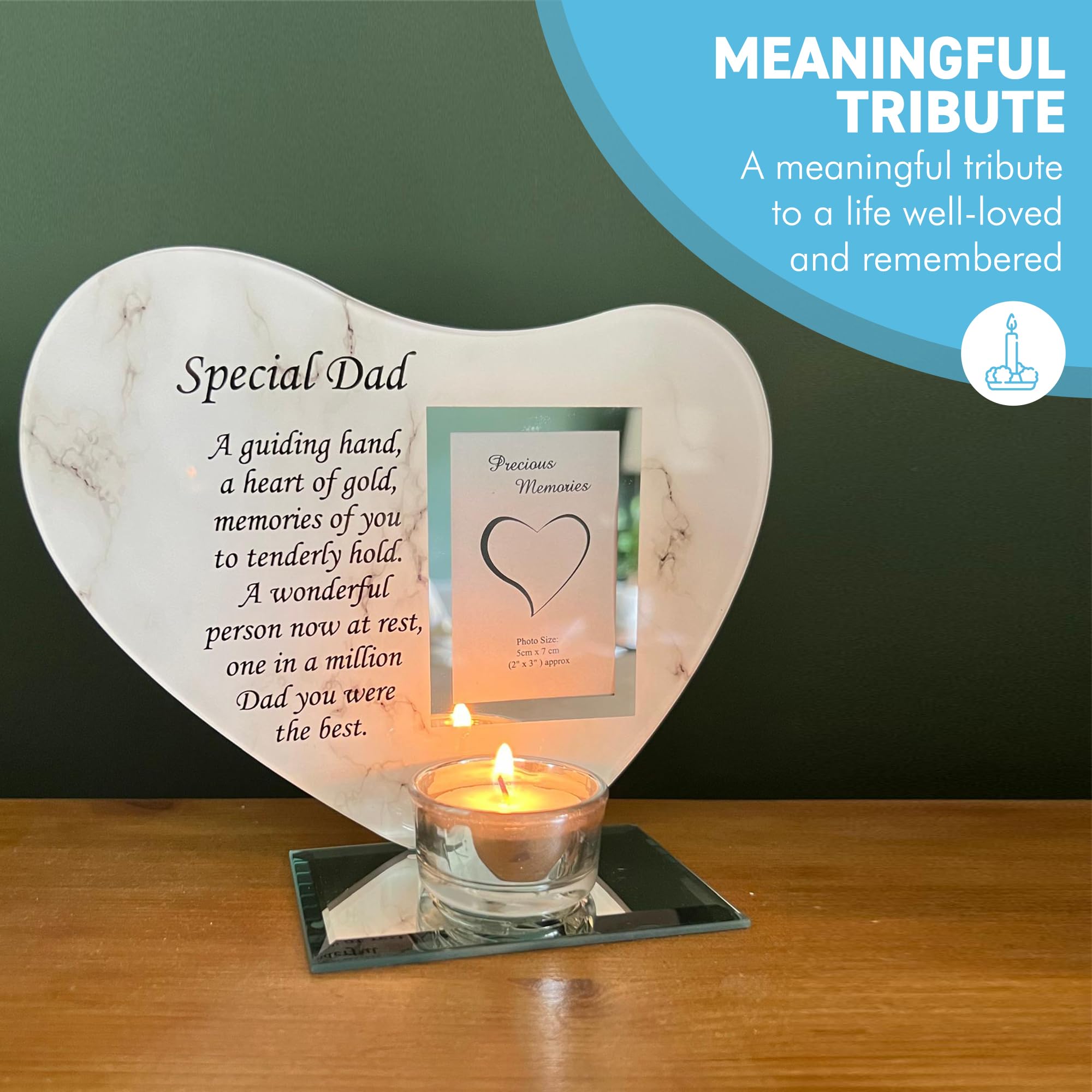 Portacandela commemorativo in legno massiccio con foto per animali domestici, candela ricordo personalizzata per cani e gatti, nome e date, regalo di