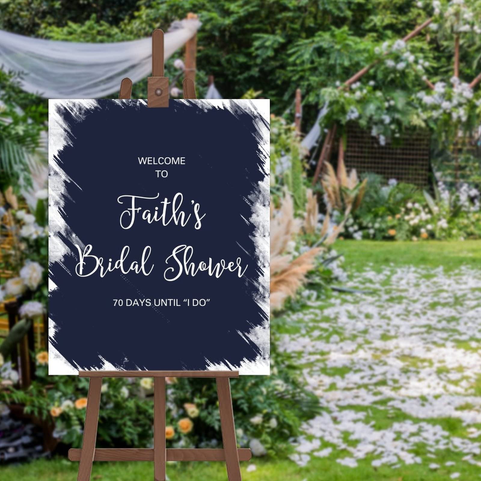 Panneau welcome to bridal shower pour guider les invités de mariage
