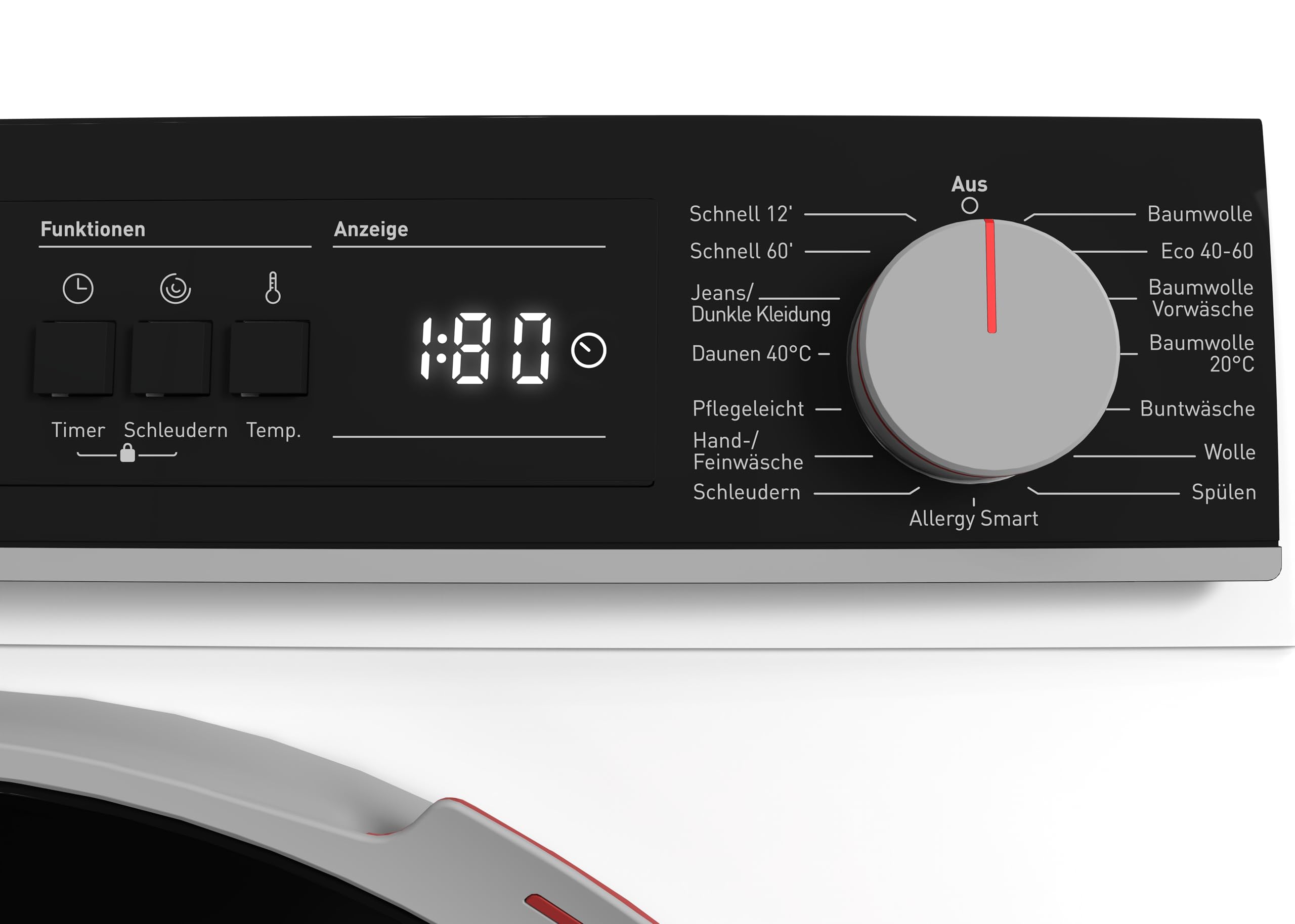 SHARP ES-NFA816BW1NA-DE Waschmaschine (8 kg, EEK A, 1600 U/min.), (Inverter Motor, AquaStop), Weiß