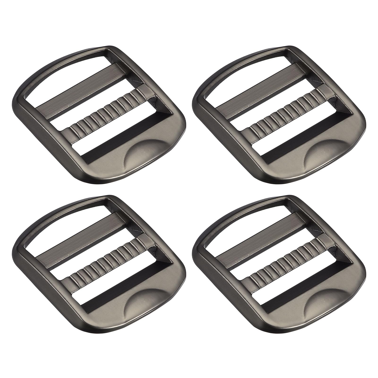 Uxcell Metal Ladder Buckle Slider Tri-Glider Metal Adjustable Buckles