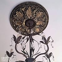 Vista 20 de Ekena Millwork CM18RLMMF Medallón de techo Riley, barro de Mississippi