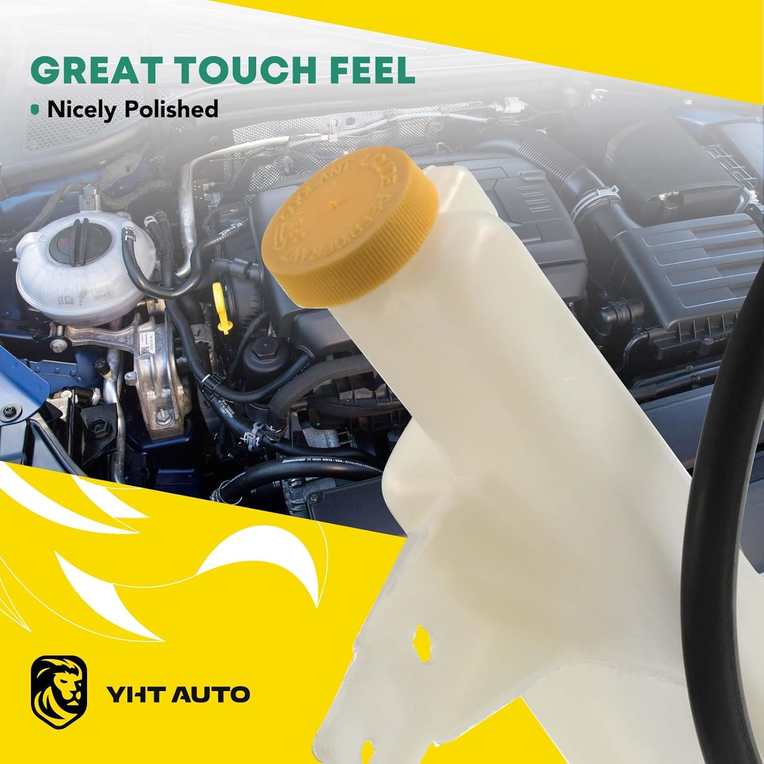 YHTAUTO Engine Coolant Recovery Overflow Reservoir Expansion Tank W/O Pressurized Cap For Infiniti QX4 1997-2000 Nissan Pathfinder 1996-1999 3.3L Replace for# 5718336101