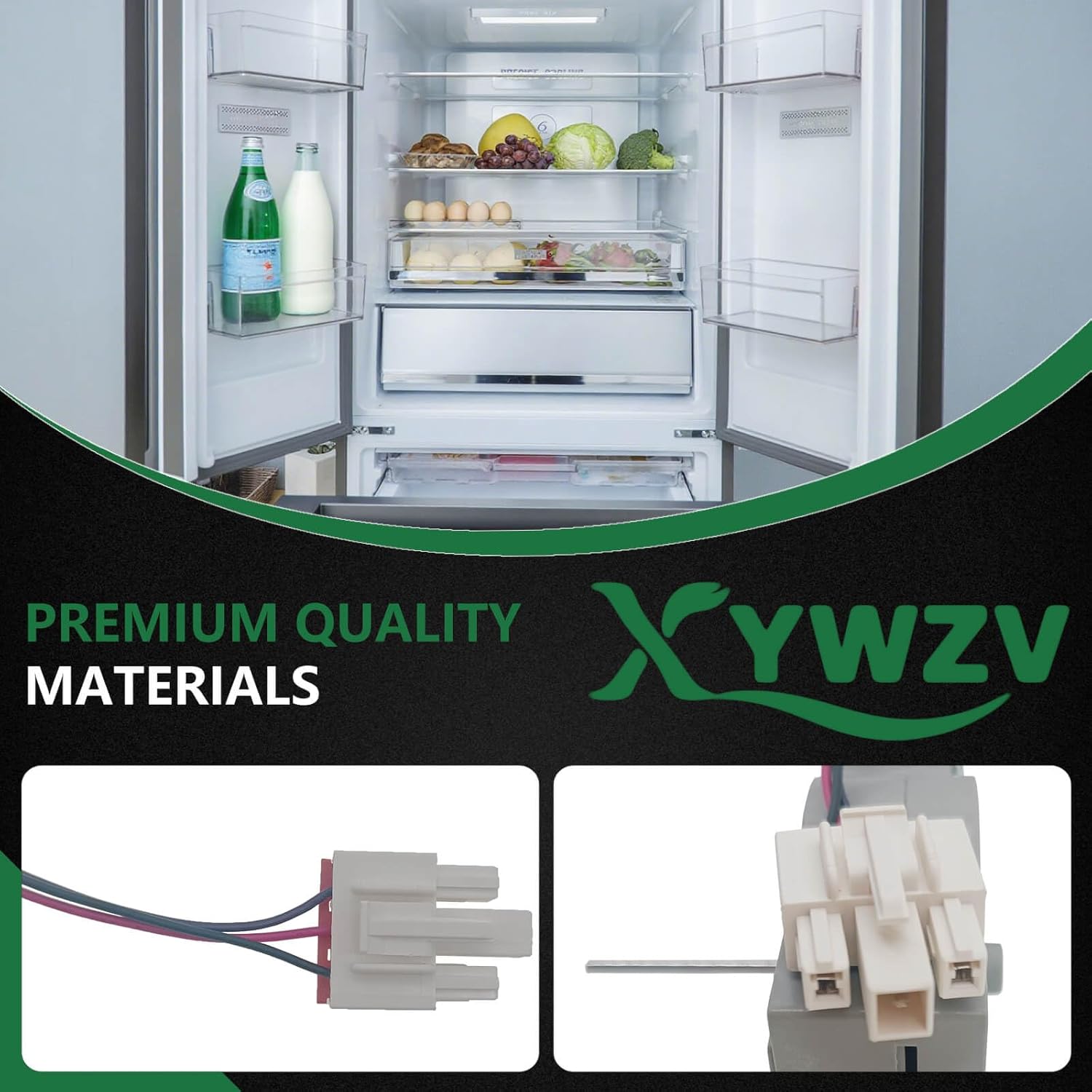 4681JB1027J Refrigerator Evaporator Fan Motor, DC13V 0.20A 2.6W, Compatible with LG, Refrigerator Fan Motor Replaces ODM-001F-09, 1519581, AH3523325, EA3523325, PS3523325, Low Noise