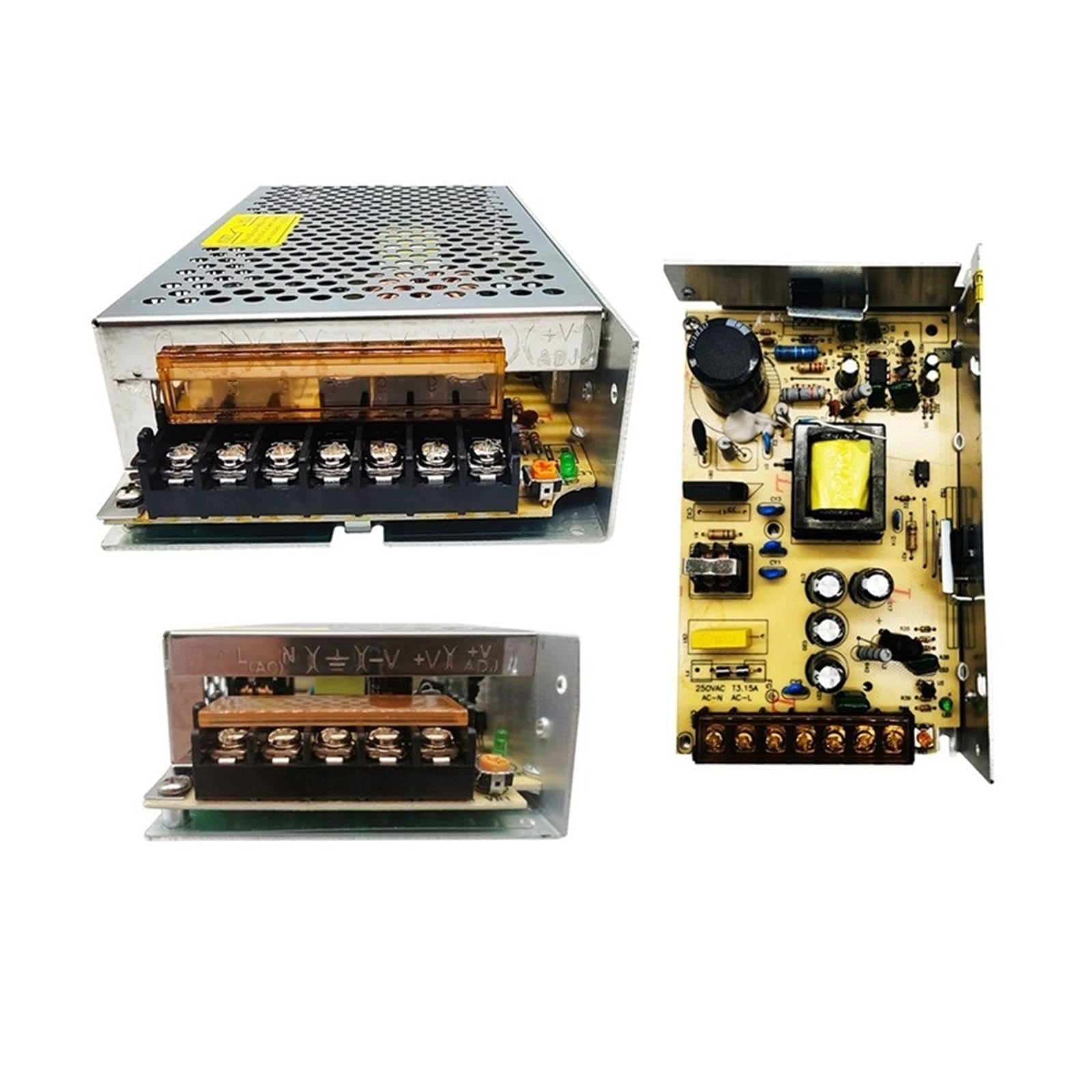 Striscia Luminosa A LED 1-60A Ingresso CA Uscita DC 12Volt Alimentatore Trasformatore Adattatore Driver Costante Alta Affidabilità(12V 40A)