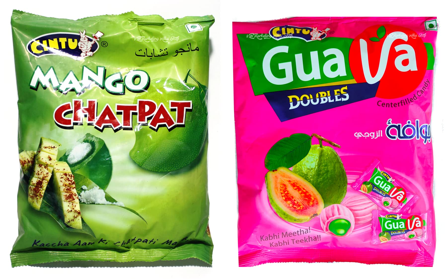 CINTU Mango Chatpat Candy - 2 Packs - Pack of 160 Pieces and Cintu Double Guava Candy - Pack of 150 Pieces (B09VP7HDLX) Amazon Price History, Amazon Price Tracker