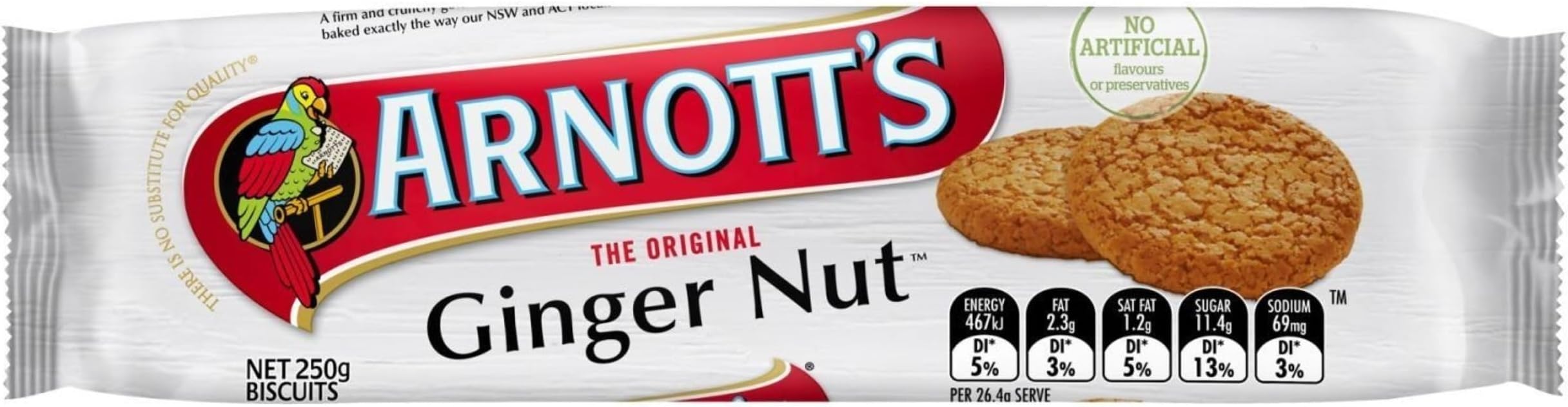 Arnotts Ginger Nut 250g