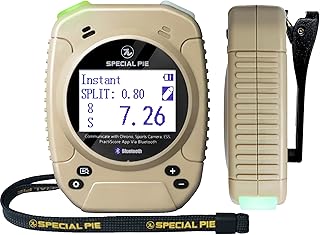 Design-Pie Shot Timer for Shooting - Upgraded Shooting Timer for Training & Dry Fire Practice, Loud Buzzer and Auto-Backli...