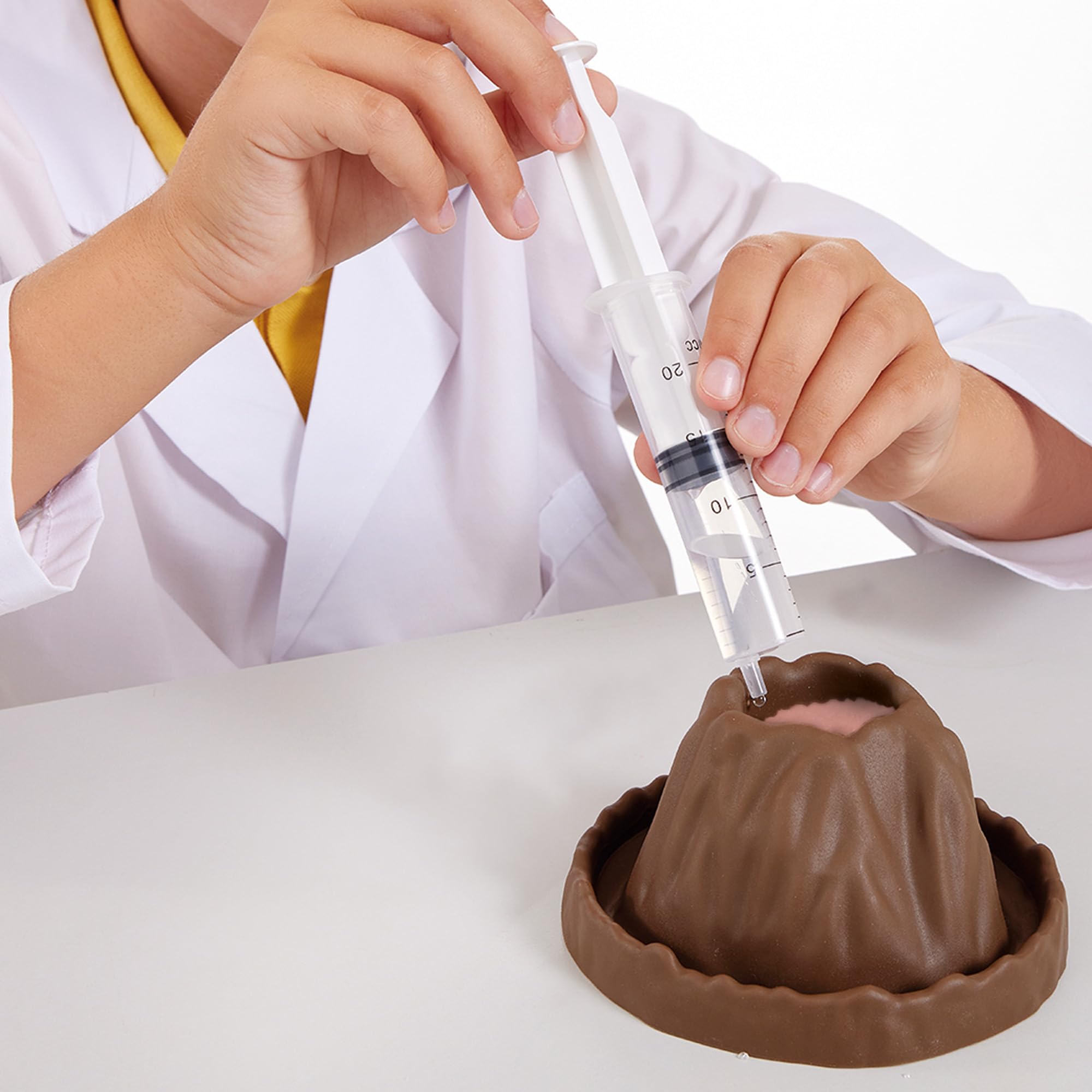 Brainstorm Toys Erupting Volcano Lab – STEM Science Kit to Create