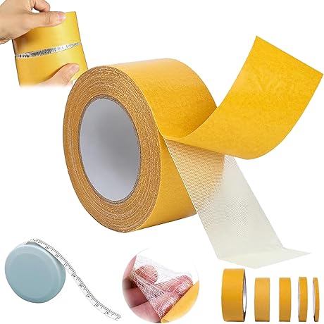 Mirajanes Adhesive Double-Sided Gauze Fiber Mesh Tape: A Versatile Bonding Solution