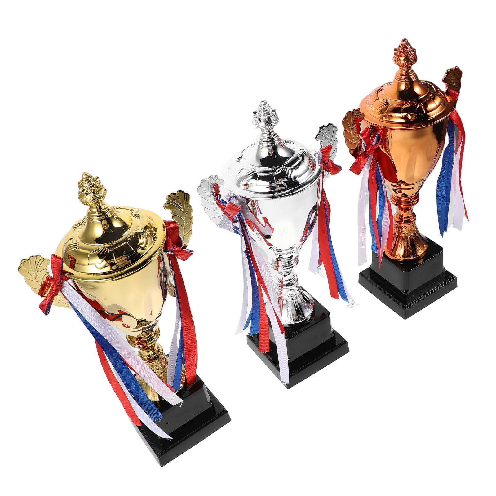 jojofuny Lot de 3 Coupes de Basketball, 1re, et Places, Or, Argent et Bronze, trophées pour Tournois Sportifs et événements Scolaires