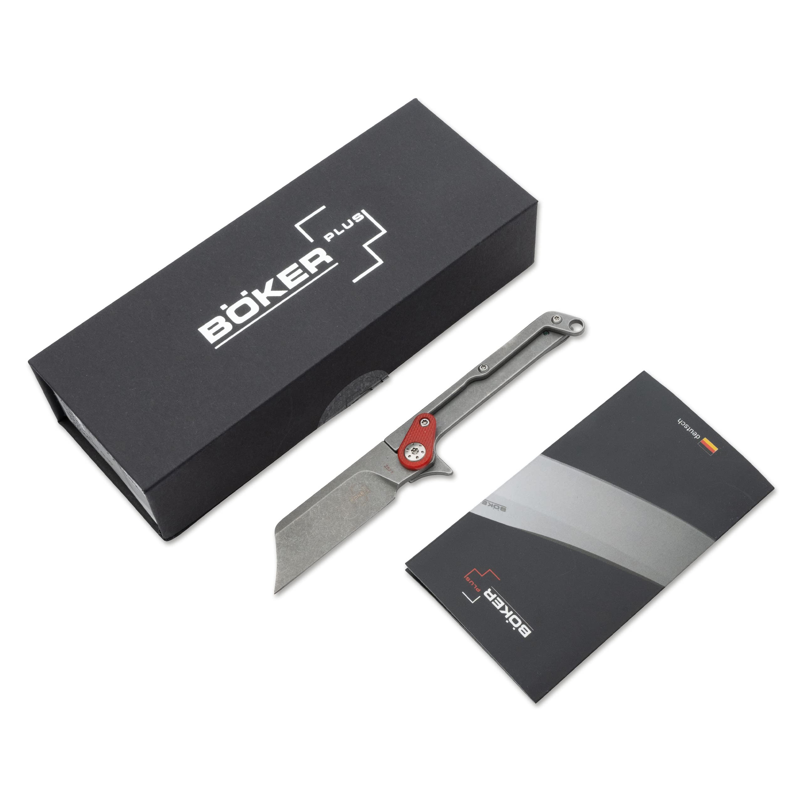 Böker Plus® Fragment Mini EDC scyzoryk – nóż do pęku kluczy – nóż do breloka – dwuręczny EDC breloczek do kluczy nóż składany (Keychain Knife Fragment G10)