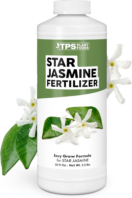 Star Jasmine Fertilizer - Liquid Plant Food for More Blooms, 32 oz | Encourages Sweet-Scented Flowers, Supports Fast Vine Cover, Gentle Nitrate Feed, Calcium & Magnesium Added, Kelp Enriched