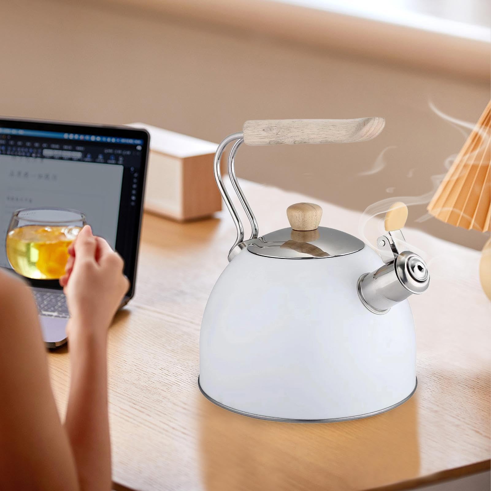 Bollitore Per Piano Cottura, Teiera A Fischio Per Piano Cottura - Foto 3