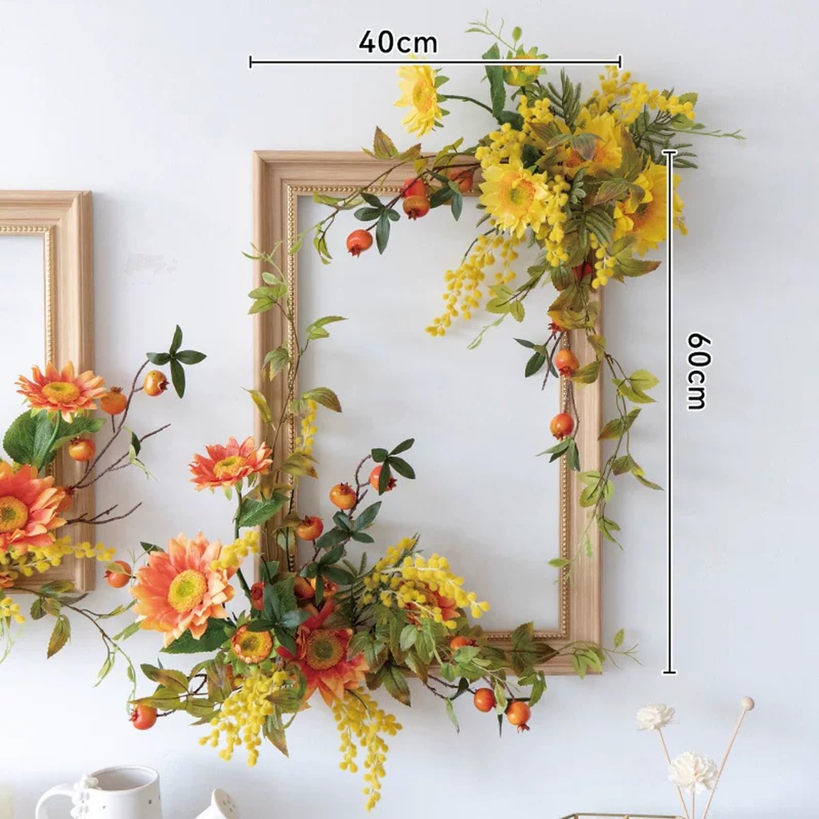 Amazon｜HGJH 人工観葉植物 壁掛け 造花 吊り下げ 観葉植物 壁掛け