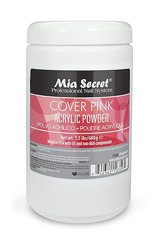 Mia Secret Cubierta de polvo acrílico rosa - 15 libras