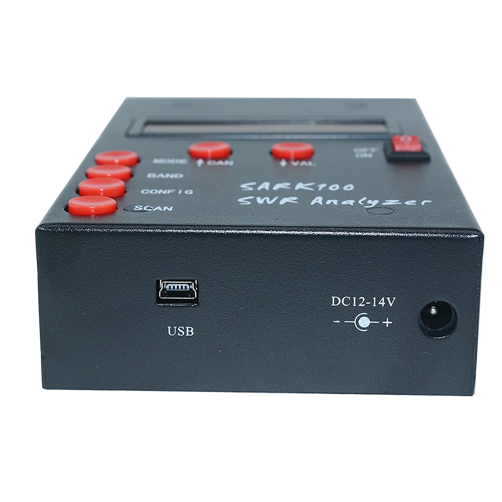 Analizzatore Di Antenne, SARK100 Analizzatore per Antenna Power SWR Meter e Frequenzimetro per La Misurazione Della Capacità Di Impedenza 1-60 Mhz