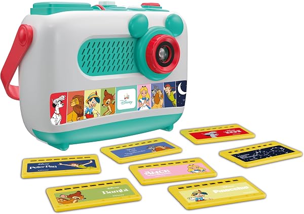 Clementoni | Projecteur & Conteur d’Histoires Plus – Disney Baby pour Bébés dès 12 Mois | 8 Histoires Classiques Incluses | Projection Visuelle & Sonore | Recharge avec Figurines Disney | Idée Cadeau - 1