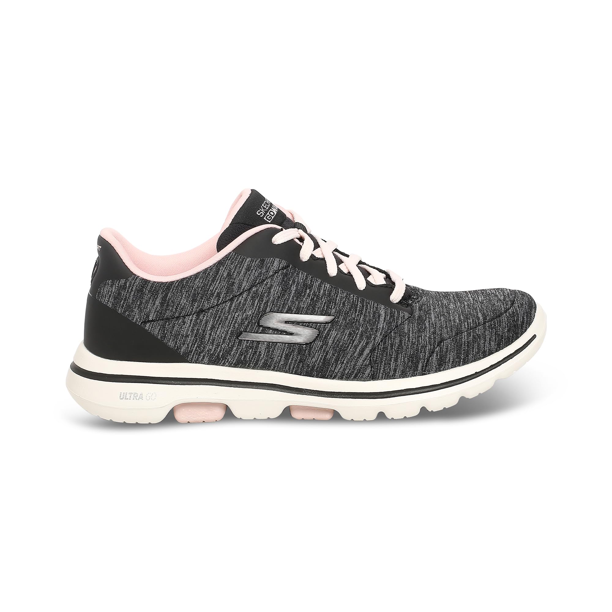 Skechers Womens Go Walk 5-True Walking Shoes Vegan High-Rebound Comfort Pillar Technology Black - 3 UK (15905) (B0B5WXM2DN) Amazon Price History, Amazon Price Tracker