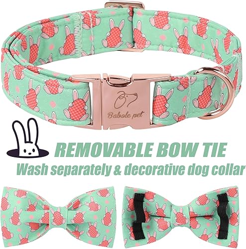 Miniatura 211 de Collar de perro con bandera estadounidense con pajarita, collar patriótico para perros pequeños, medianos y grandes, talla XS