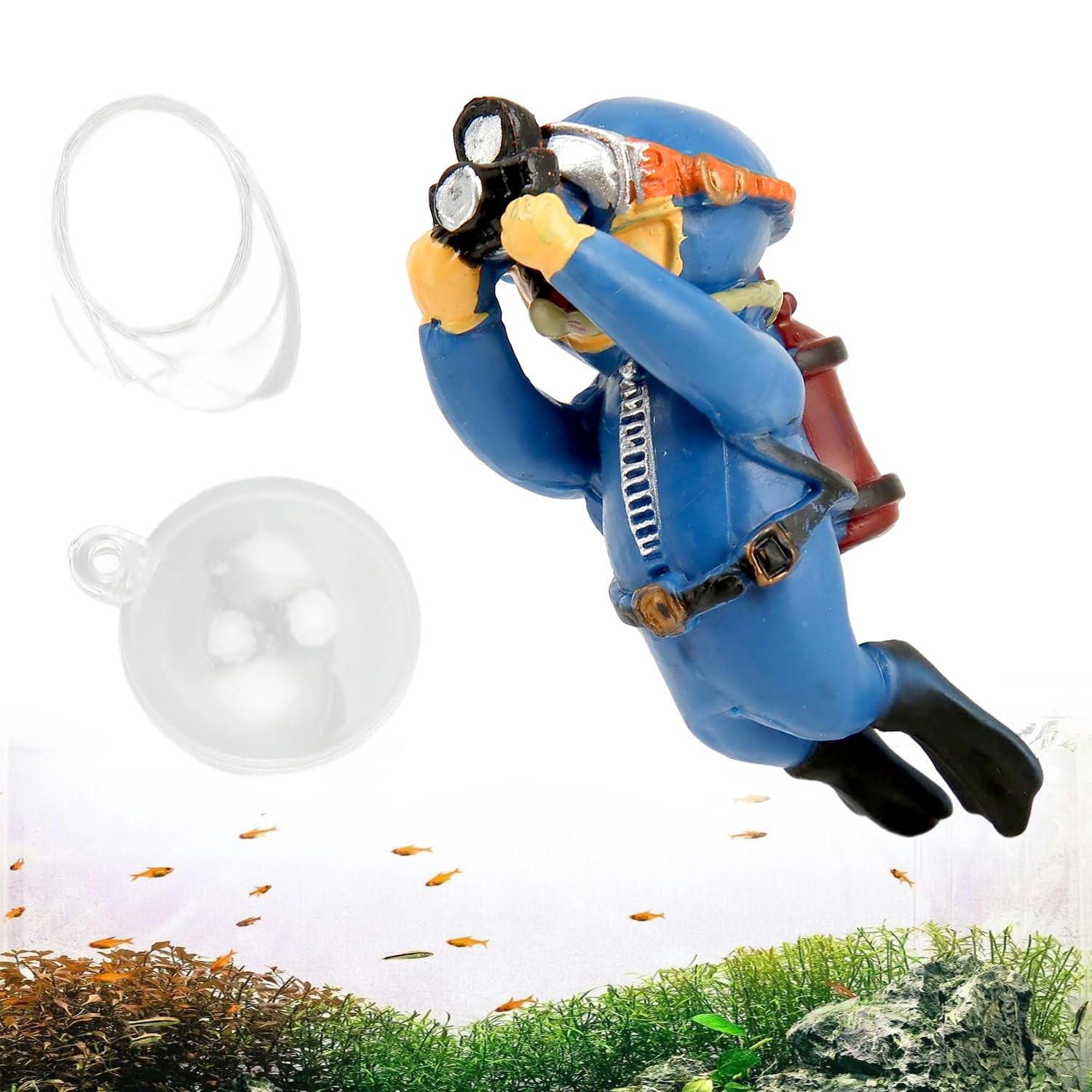 JAINSONS PET PRODUCTS Aquarium Soft Resin Cute Diver - (CameraMen) Cute Little Diver Decoration for Home Office, Creative Fish Tank Accessories, Decorations, Marine Landscaping (Cute Diver 2 Pcs) (B0DC6WSSYR) Amazon Price History, Amazon Price Tracker