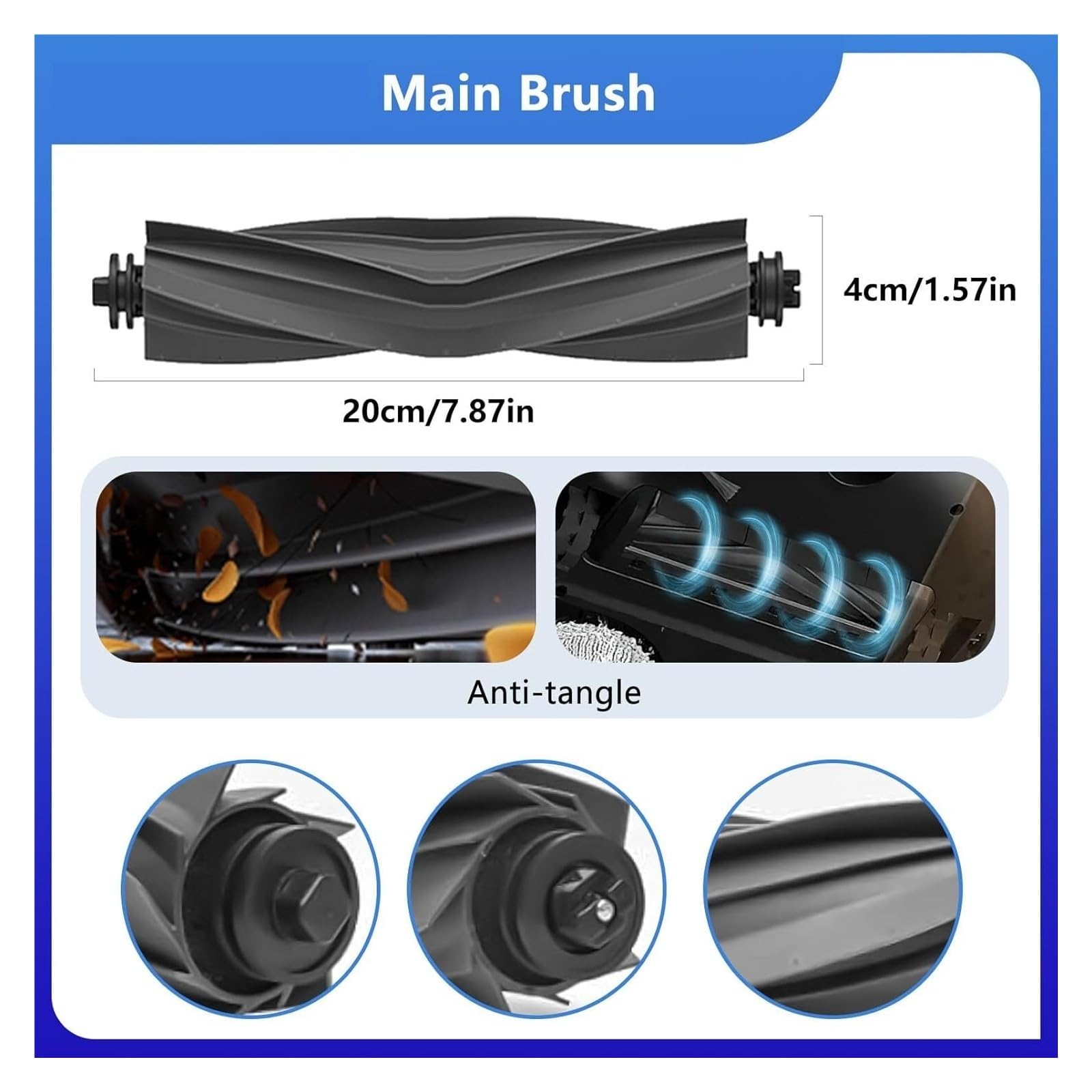 Spazzola Laterale Principale Filtro Mop Panni Di Ricambio | Compatibile Con Mova P70 Pro Ultra Accessori Di Ricambio for Aspirapolvere(E)